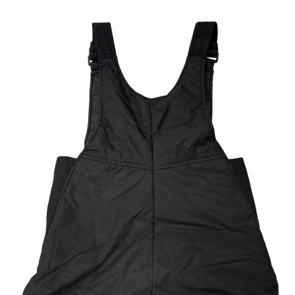 Rawik Ski Snow Bibs Overalls Youth Medium Black Unisex Insulated Winter Nylon - Picture 7 of 12